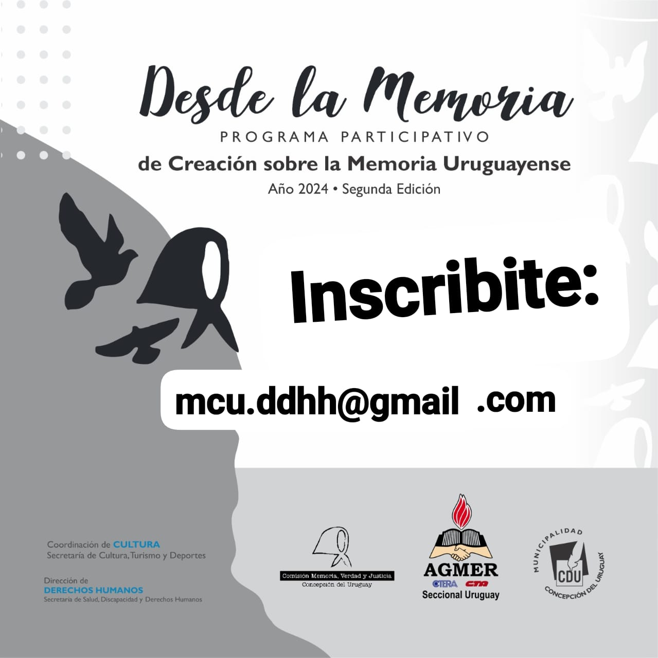 Renuevan invitación a participar de “Desde la Memoria” 