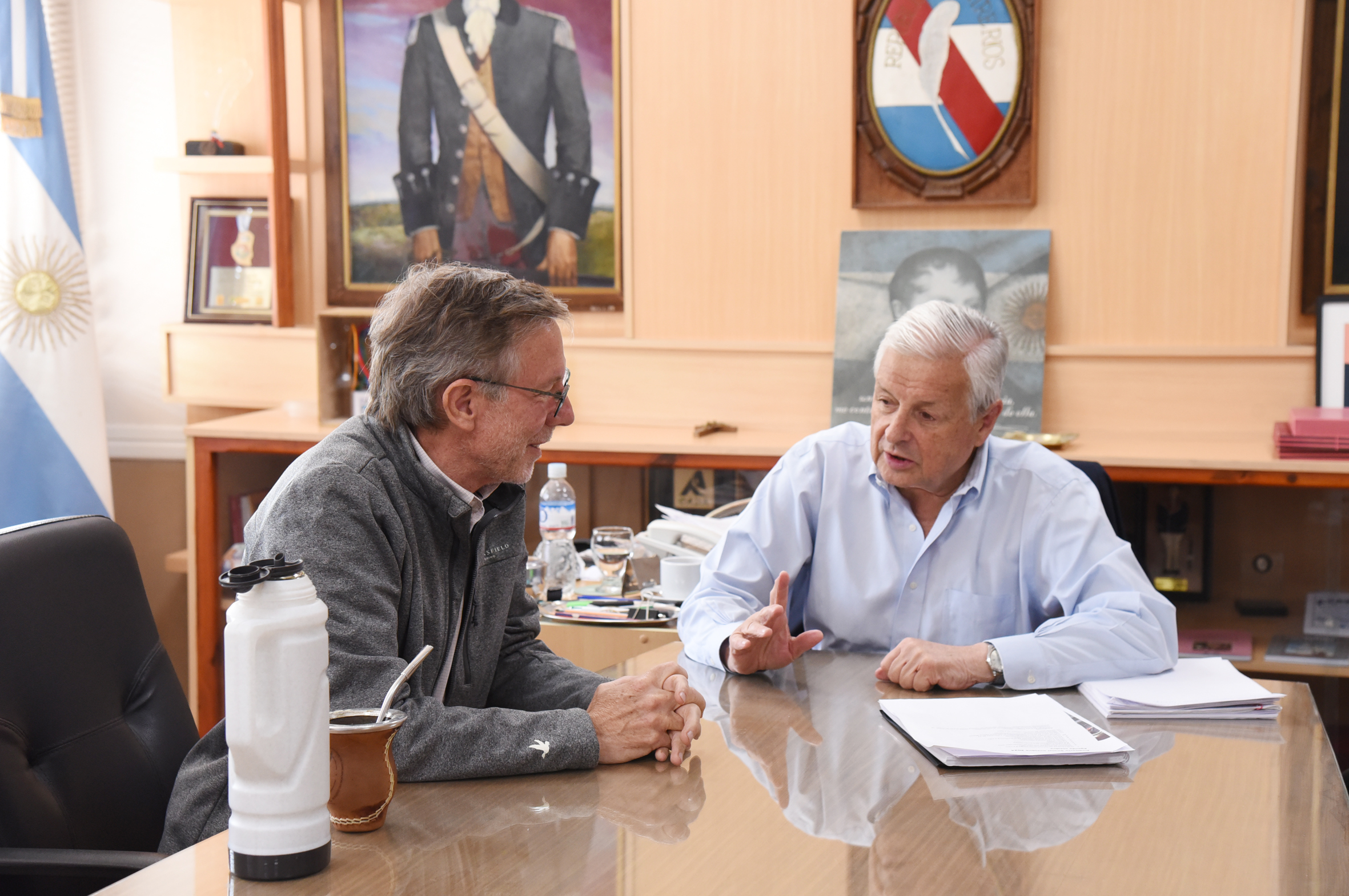 Lauritto y Bahillo abordaron el desarrollo del departamento Uruguay