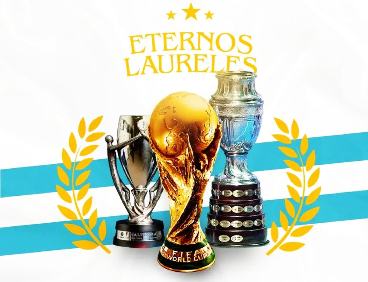 “Eternos Laureles”: llegan a la ciudad los trofeos del ciclo Scaloni